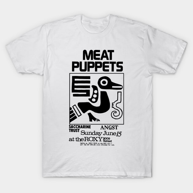 Meat Puppets Concert Flier B T-Shirt by TheObserver